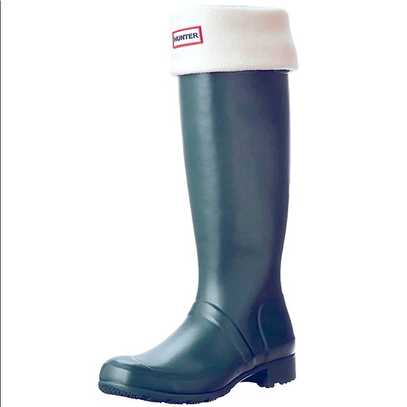 Womens Hunter Welly Fleece Socks Tall 